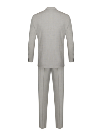 Костюм, средне-приталенный, лапки (16745, Черный/Белый, 58 , R)