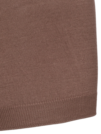 Поло SLIM, на пуговицах, короткий рукав, однотонное (048, Шоколад, 54 )