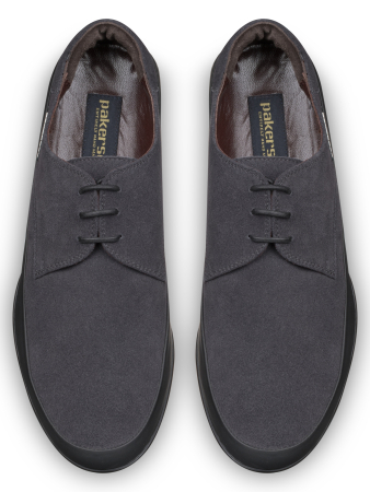 Ботинки, Pakerson (910, Серый, 39, 100% кожа, Кожа 100% замша)