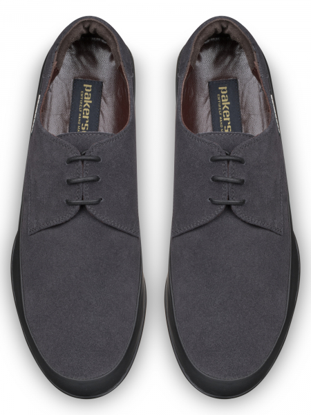 Ботинки, Pakerson (910, Серый, 39, 100% кожа, Кожа 100% замша)