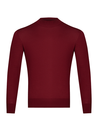 Джемпер , ворот стойка, дл/рукав (169, Вишня, 60 - 4XL)