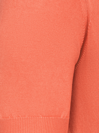 Поло, короткий рукав, однотонное (2342, Морковный, 60-4XL  рукав 27 см)