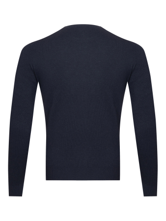 Джемпер, круглый ворот (008, Темно-синий, 50 - M)