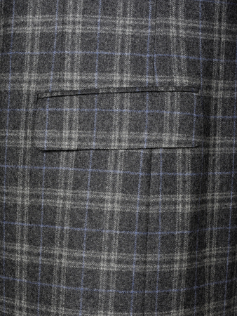 Пиджак, средне-притал., однобортный, клетка (10371, Серый, 52 , R)
