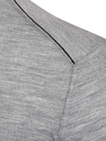 Джемпер, круглый ворот, SF, дл/ рукав 64 см (160, Светло-серый, 50 - M)