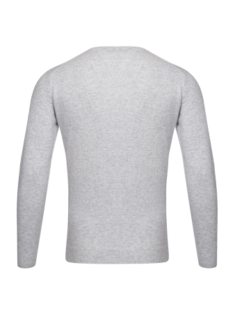 Джемпер, круглый ворот, длин. рукав (6133, Серый, 48 - S )