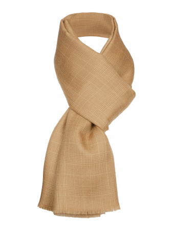 Шарф, Piacenza (8189, Светло-коричн. в клетку, 180 х 48 см)