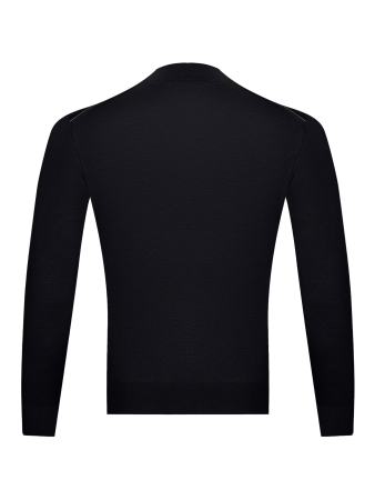 Джемпер , ворот стойка, дл/рукав (165, Темно-синий, 50 - M)