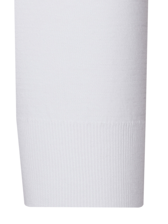 Поло, длинный рукав, однотонное (1, Белый, 54 - XL  рукав 64 см)