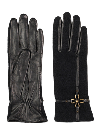 Перчатки, Georges Morand (Черный, 6,5)