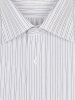 Сорочка, короткий рукав, классика, полоска (150, Серый, 41/42)