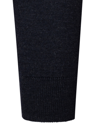 Поло, на пуговицах, длин. рукав (014, Темно-синий, 60 - 4XL)