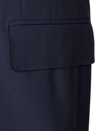 Костюм, средне-приталенный, лапки (16747, Темно-синий, 54 , R)