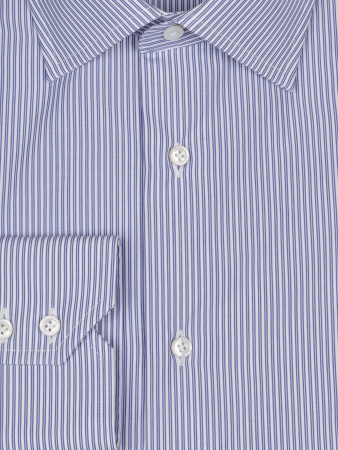 Сорочка ALGOL, Ravazzolo, в полоску (400, Синий, 42)