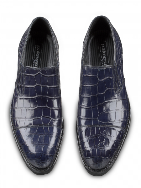 Туфли, Pakerson (702, Синий, 41,5, 100% кожа, Кожа 100% Аллигатор)