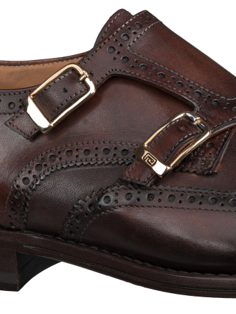 Монки, Pakerson (397, Коричневый (anticato), 40,5, 100% кожа, Кожа телячья 100%)