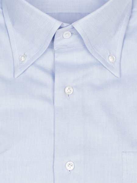 Сорочка PERSEO, Ravazzolo, однотонная, пуг. на вороте (310, Голубой, 45)