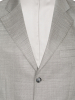 Костюм, EM, классика, однотон., 3 пугов./прорез.карм.с клап., 2шл, б.кл.с манж. (305, Серый, 52 , 8)