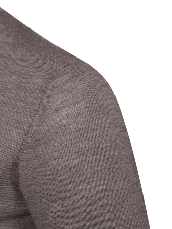 Джемпер, круглый ворот , дл/рукав (480, Кофейный, 50)