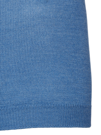 Поло на пуговицах, короткий рукав, однотонное-полоска (009, Синий, 50)