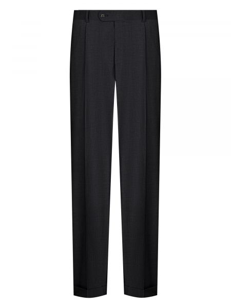 Брюки, Jaguar, однотон. (18, Темно-серый, 46, 6)