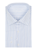 Сорочка, длинный рукав, классика, полоска (210, Голубой, 41/42)