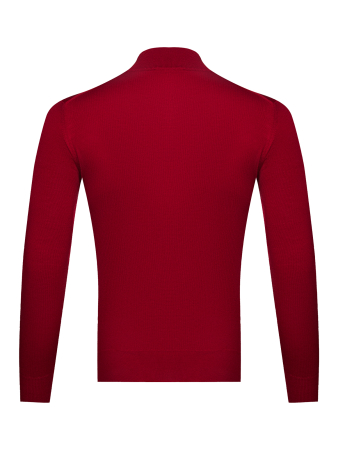 Джемпер, стойка, молния, дл/рукав (029, Бордовый, 46 - XS)