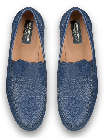 Мокасины, Pakerson (708, Синий, 40,5, 100% кожа, 100% кожа олень)