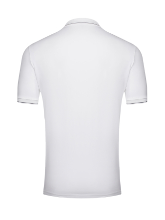 Поло, короткий рукав, однотонное (99000, Белый, 56 - XXL  рукав 23 см)