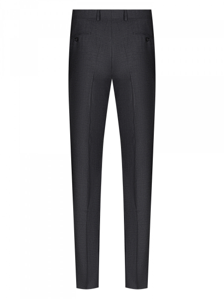 Брюки, S.M.T., без защипов, однотон. сетка (00002, Графит, 50, 4)