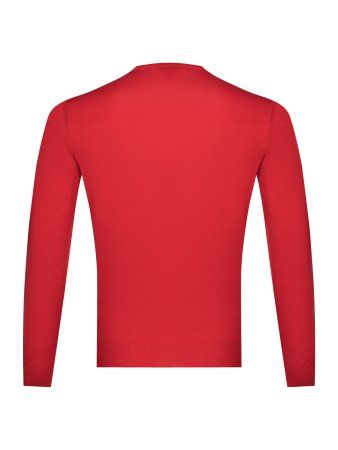 Джемпер, круглый ворот (262, Красный, 54)