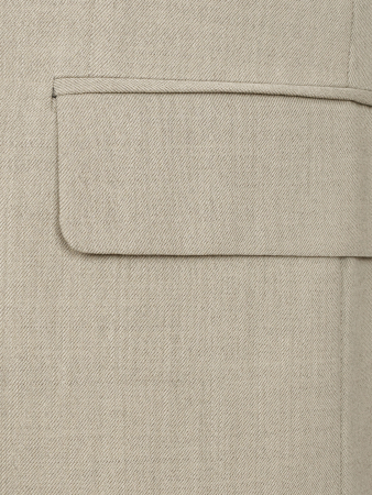 Костюм, U.S.Polo, классика, однотон., 3 пугов./прорез.карм.с клап., 1шл, б.кл.с манж. (513, Бежевый, 48, 6)