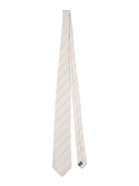 Галстук, S.M.Tauzen, полоска (1, Бежевый, 150 см)